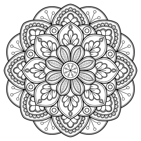 Exquisite Mandala Pattern