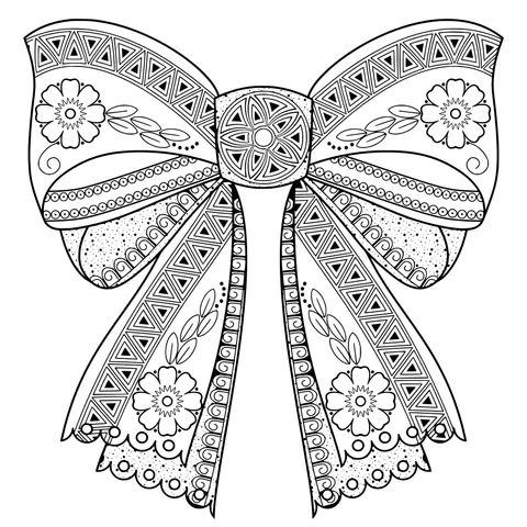 Exquisite Patterned Bow - tie