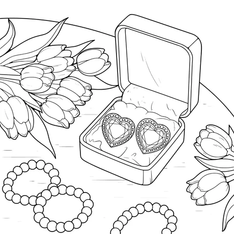 Exquisite Jewelry and Flowers