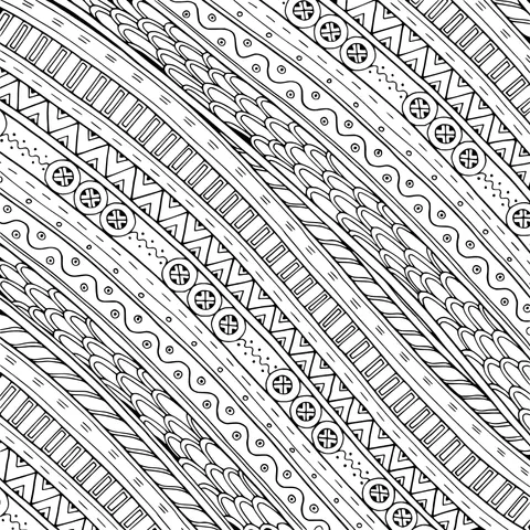 Colorful Geometric Line Patterns