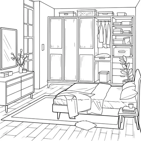 Cozy Bedroom Scene