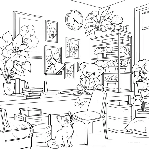 Cozy Study Scene