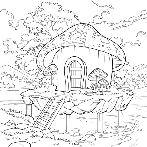 Dreamy Mushroom Cottage