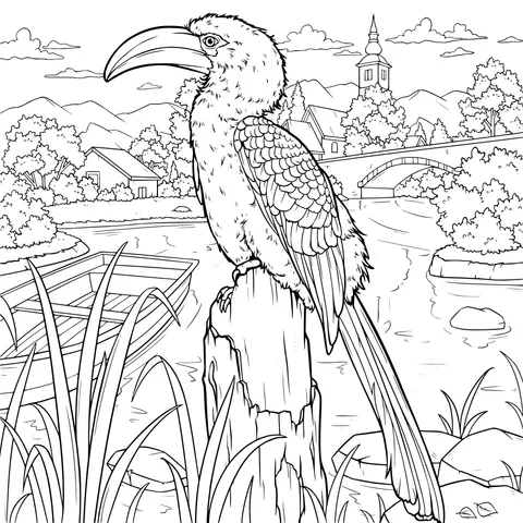 Toucan on a Stump