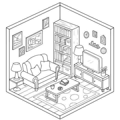 Cozy Living - room Scene