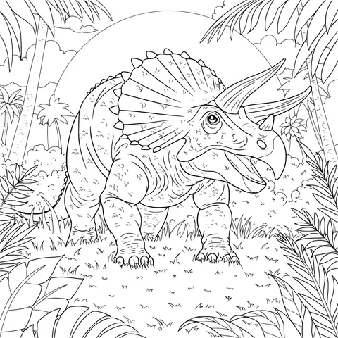 Triceratops Illustration