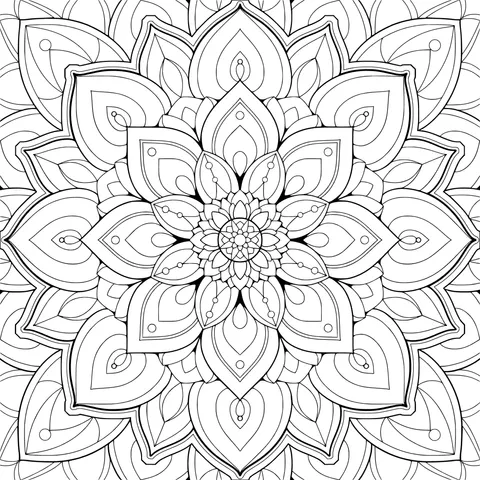 Exquisite Mandala Pattern