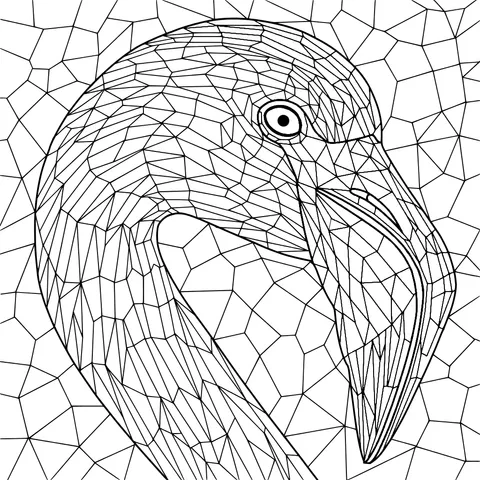 Flamingo Art Pattern