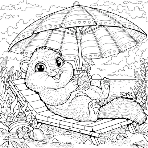 Squirrel's Beach Time