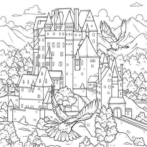Enchanting Castle Landscape