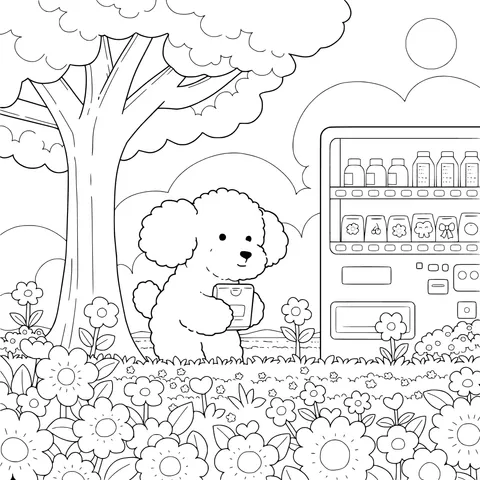 Puppy and Vending Machine