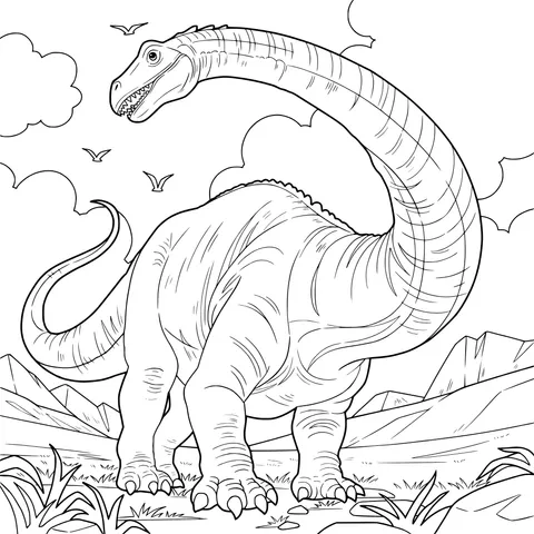 Walking Brachiosaurus