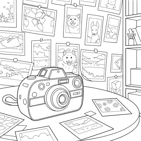 Colorful Camera and Photos