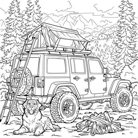 Outdoor Camping Scene