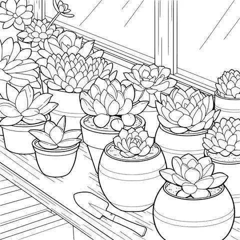 Colorful Succulent Plants