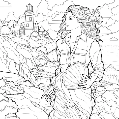 Woman by the Seaside