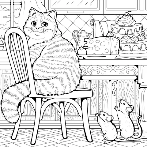 A Cat - Mouse Kitchen Adventure