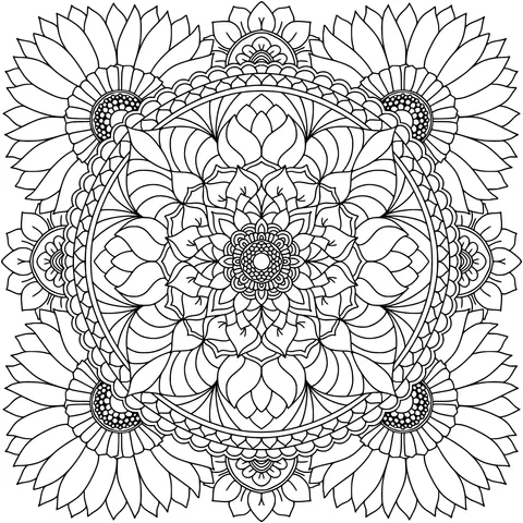 Exquisite Mandala Pattern