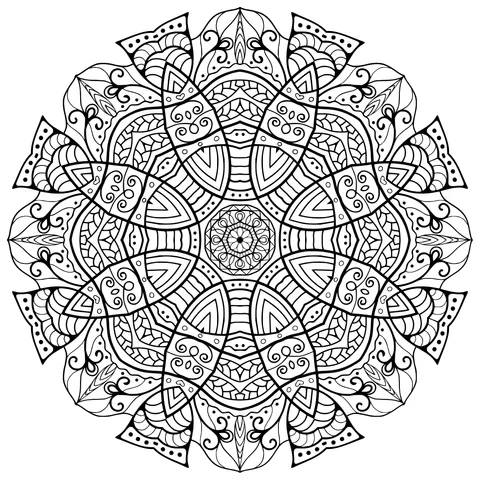 Exquisite Mandala Pattern