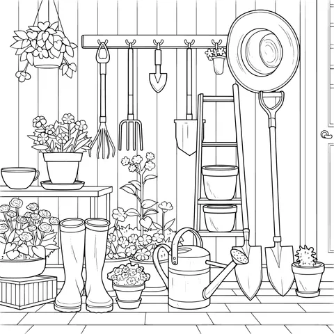 Cozy Gardening Corner