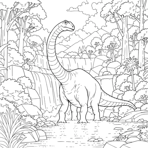 Dinosaur in the Forest