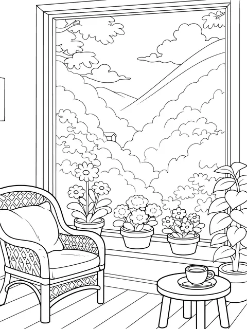 Cozy View by the Window