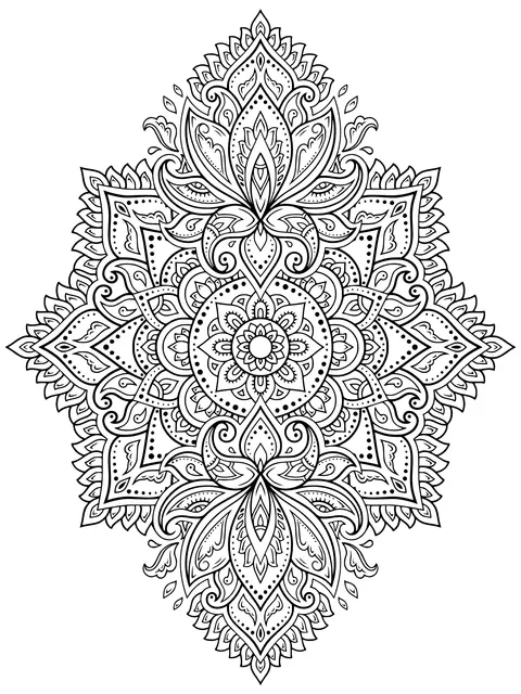 Exquisite Mandala Pattern