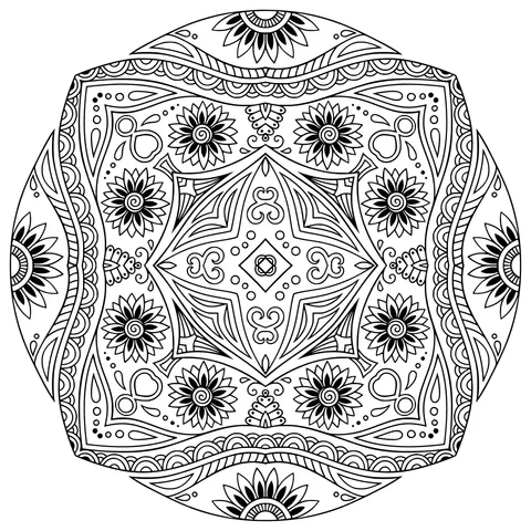 Exquisite Mandala Pattern