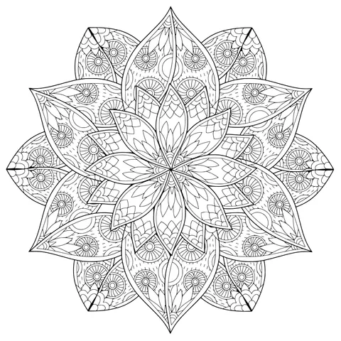 Exquisite Mandala Pattern