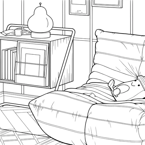 Cozy Indoor Relaxing Scene