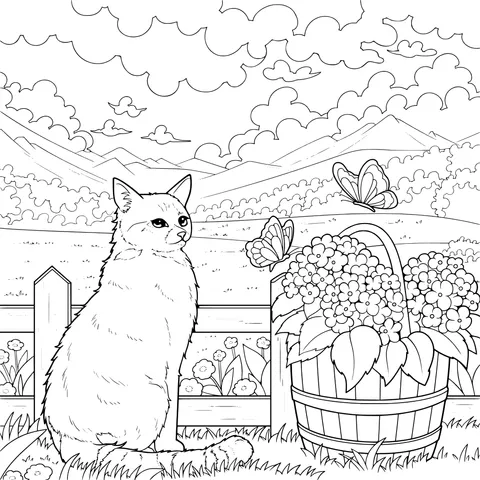 Cat in the Countryside