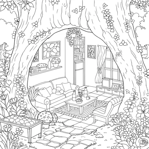 Cozy Space in the Tree - House