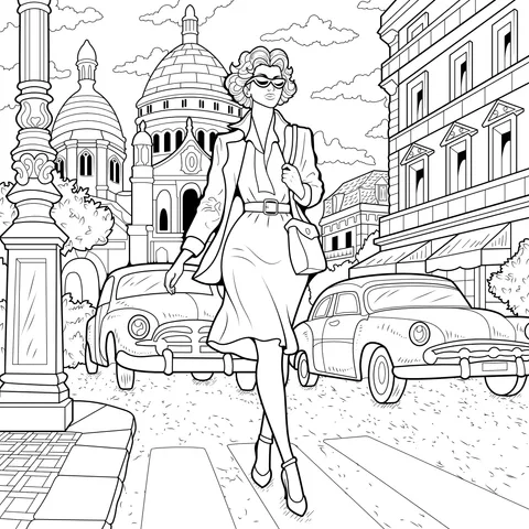 Vintage Street - Style Woman