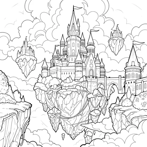 Dreamy Floating Castle