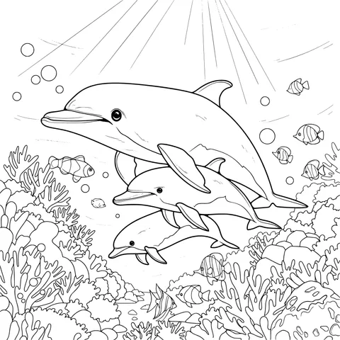 Underwater Dolphin Wonder
