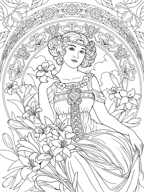 Graceful Flower - themed Maiden
