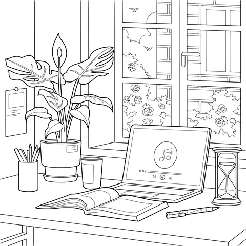 Cozy Work Nook