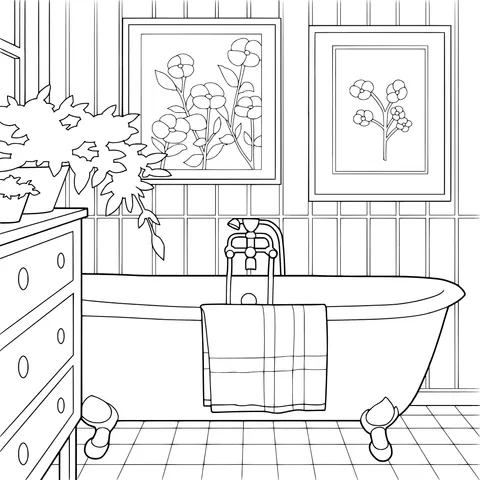 Fresh Bathroom Scene