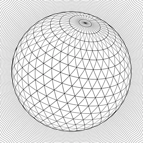 Geometric Sphere Pattern