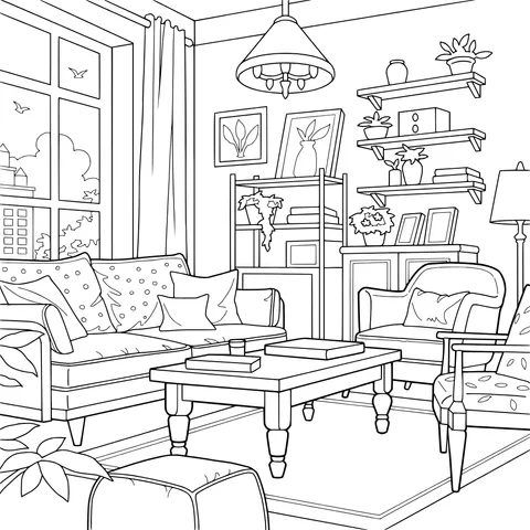 Cozy Living - room Scene