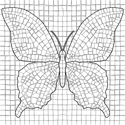 Mosaic Butterfly