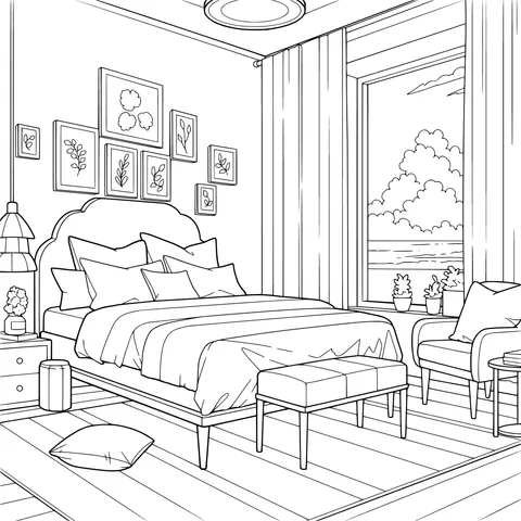Cozy Bedroom Scene