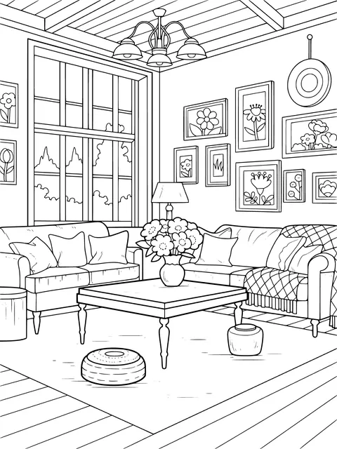 Cozy Living - room Scene