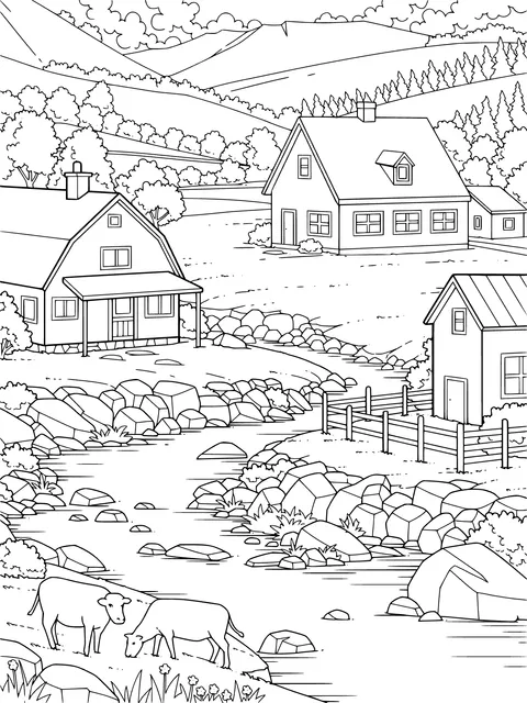 Idyllic Pastoral Scenery