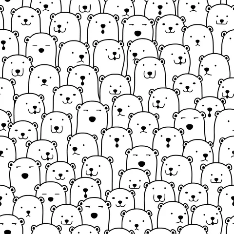Adorable Bear Pattern