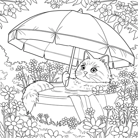 A Cozy Moment for the Cat