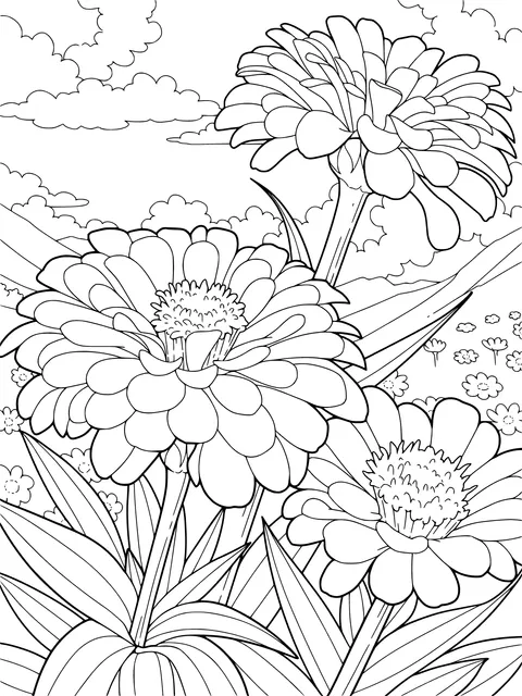 Gorgeous Flower Scene