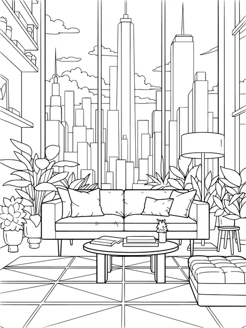 City - view Living Room
