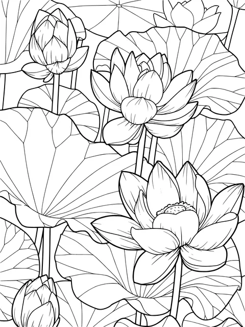 Summer Lotus Scene