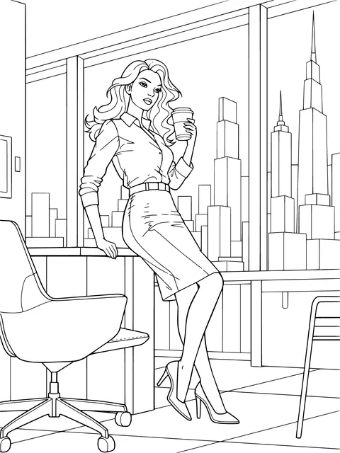 Stylish Working - woman